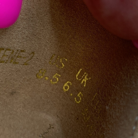 Dream Paris Ortene Sulver Heels with Clear Heel Sz 8.5. MCH0826C - Picture 10 of 11